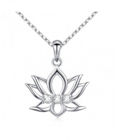 Necklace Sterling Silver Zirconia Pendant