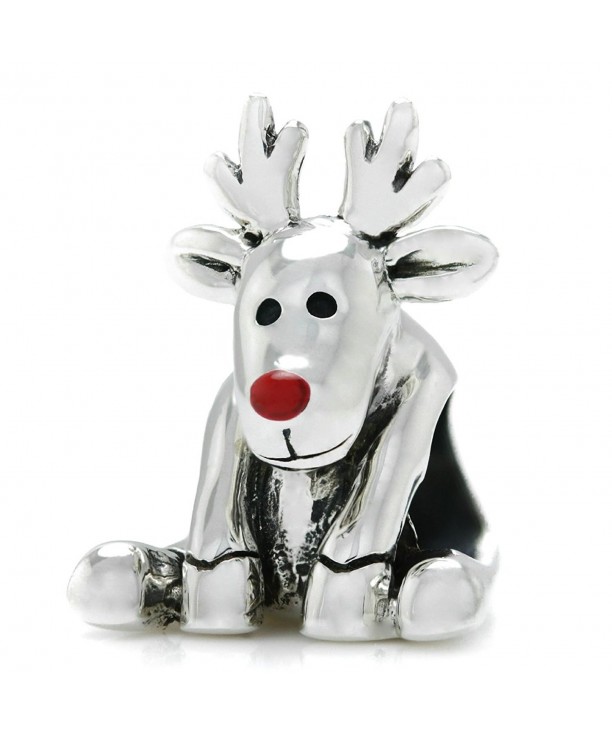 Reindeer Christmas Sterling Compatible Bracelets