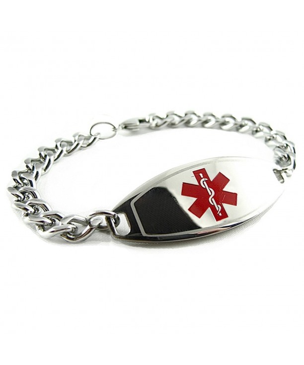 MyIDDr Pre Engraved Customized Diabetes Bracelet