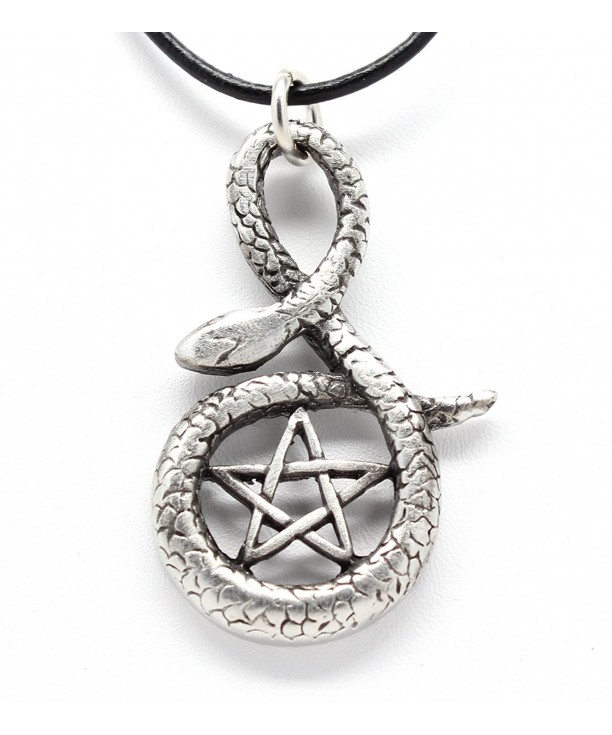 Pentagram Pentacle Pendant Leather Necklace