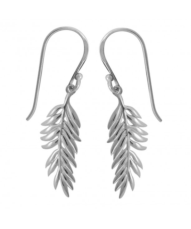 Boma Sterling Silver Fern Earrings