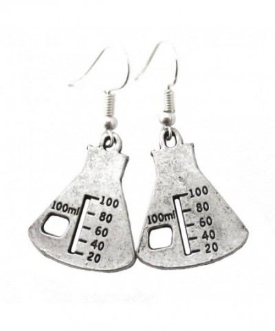 Sparkle FLASK EAR Science Dangle Earrings