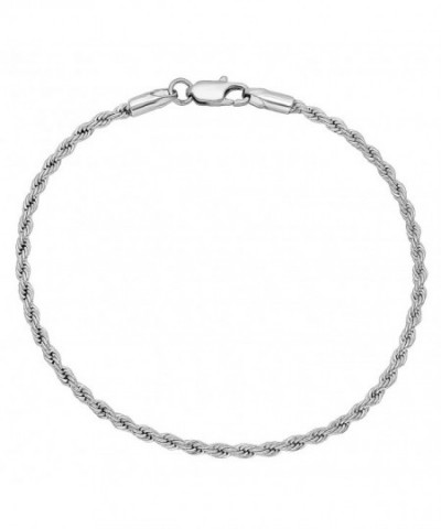 Rhodium Braided Bracelet Microfiber Polishing