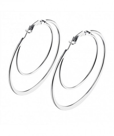 Moniya Fashion Earrings Hypoallergenic Circles