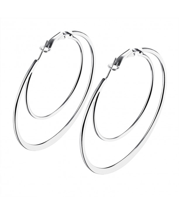 Moniya Fashion Earrings Hypoallergenic Circles