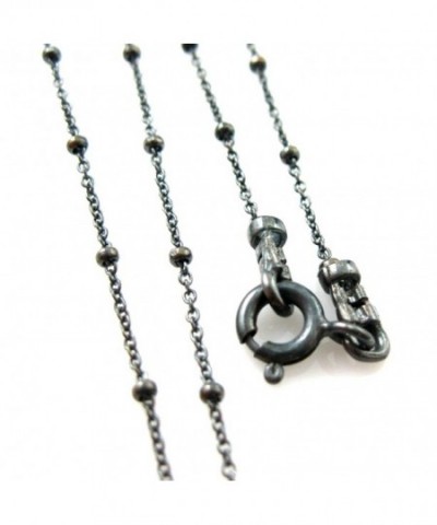 Oxidized Sterling Silver Necklace Necklace All