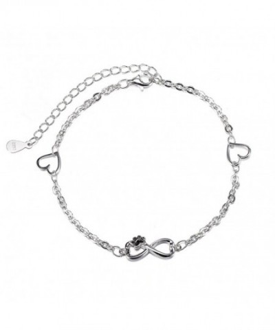 Sterling Infinity Bracelet Adjustable Braclets