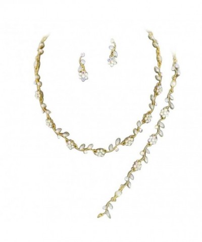 Affordable Crystal Bridesmaid Necklace Bracelet