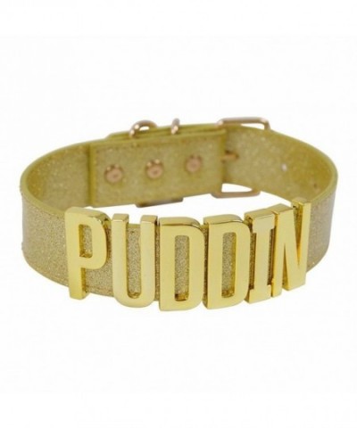 Choker Puddin Golden Collar Necklace