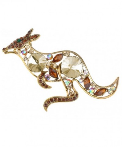 Alilang Colored Rhinestones Australian Kangaroo