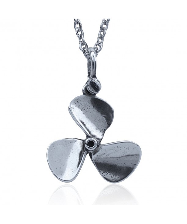 Propeller Pendant Sterling Nautora Necklace