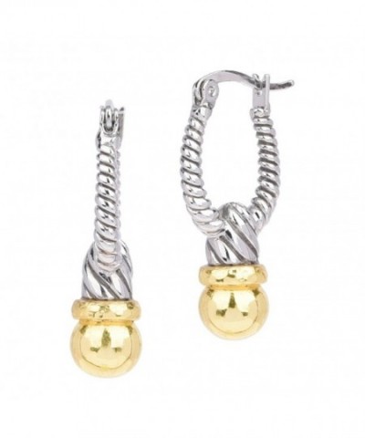 Ball Rope Design Drop Earrings