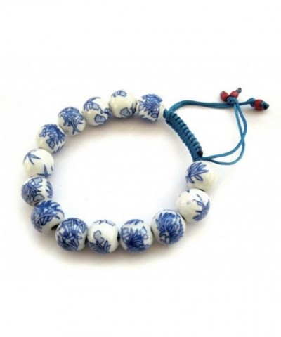 Porcelain Vintage Style Bracelet Meditation