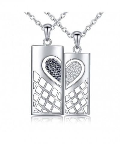 Sterling Pendant Necklace Matching Zirconia