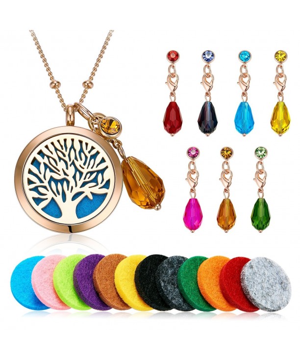 Aromatherapy Essential Diffuser Pendant Necklace