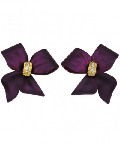 Rucinni 10333PP RUCINNI Purple Earrings