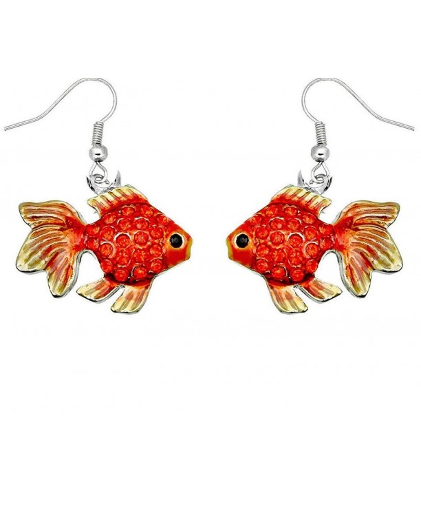 DianaL Boutique Silvertone Beautiful Goldfish