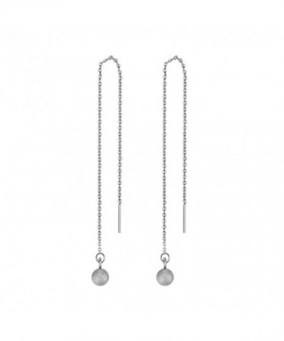 Womens Stainless Threader Through Earrings