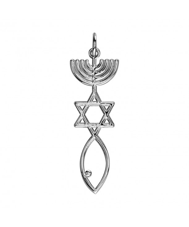 Messianic Jewelry Charm Sterling Silver