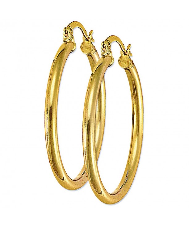 1 75 Plain Yellow Plated Earrings