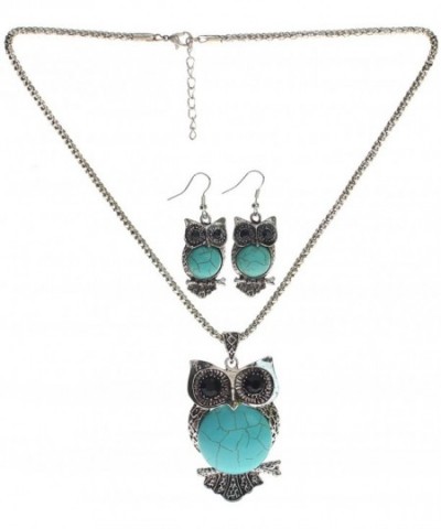 Lova Jewelry Turquoise Necklace Earrings