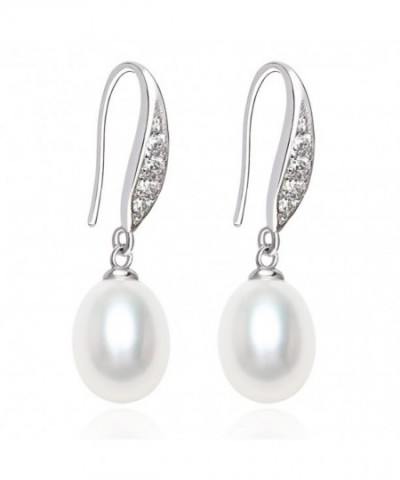 Freshwater Cultured Pearl Earrings Tear Drop