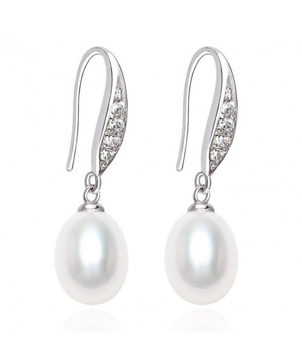 Freshwater Cultured Pearl Earrings Tear Drop