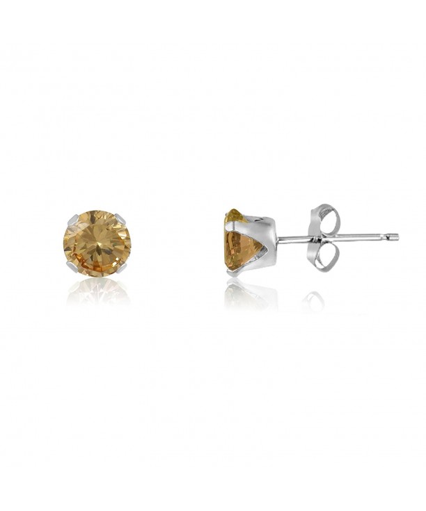 Sterling Genuine Citrine Earrings included