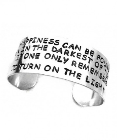 Dumbledore Wide Bracelet Happiness Stamped