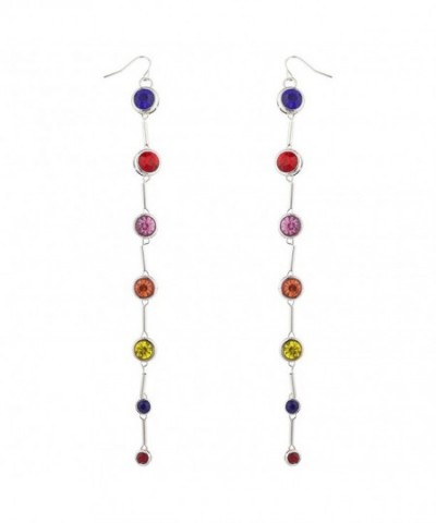 Lux Accessories SilverTon Multicolor Birthstone