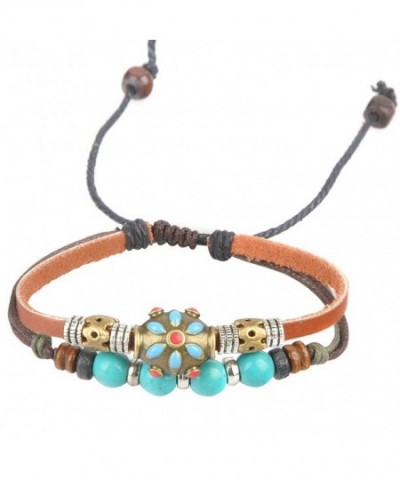 Ancient Tribe Adjustable Bracelet Turquoise