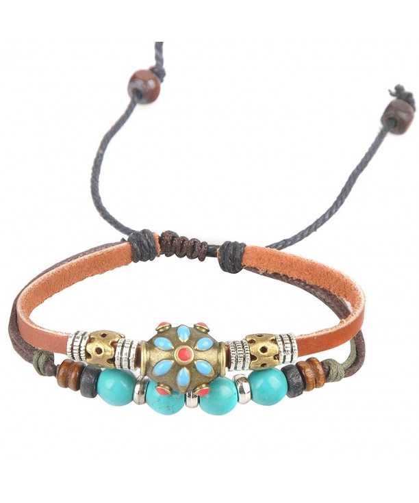 Ancient Tribe Adjustable Bracelet Turquoise