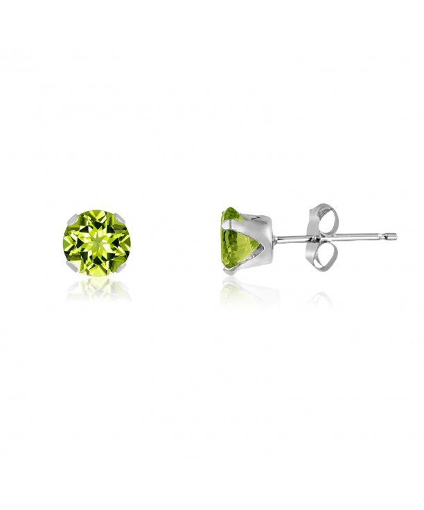 Sterling Genuine Peridot Earrings included