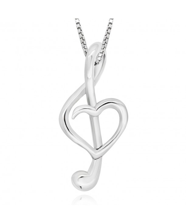 Sterling Silver Heart Pendant Necklace