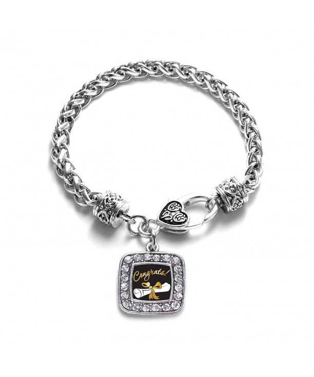 Graduation Diploma Classic Silver Bracelet