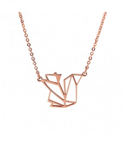 HANFLY Squirrel Necklace Geometric Extender