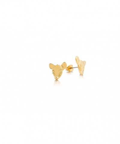 Disney Couture Bambi Face Earrings