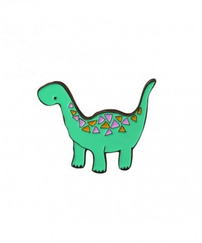 Mark Poulin Enamel Brontosaurus Green