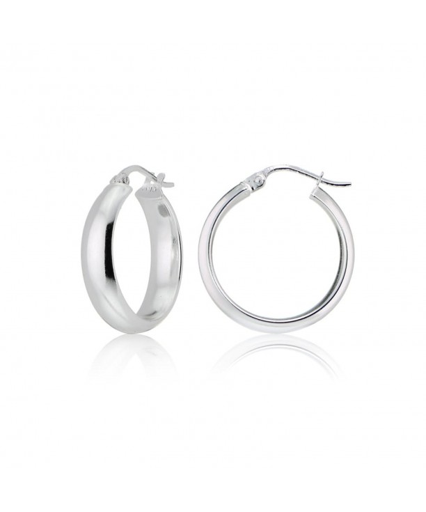 Sterling Silver Design Polished Earrings