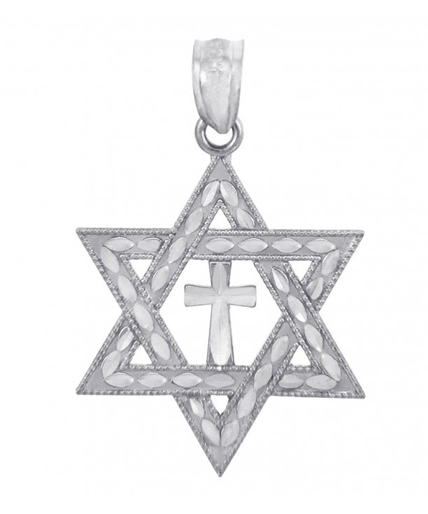 Sterling Silver Jewish Charm Pendant