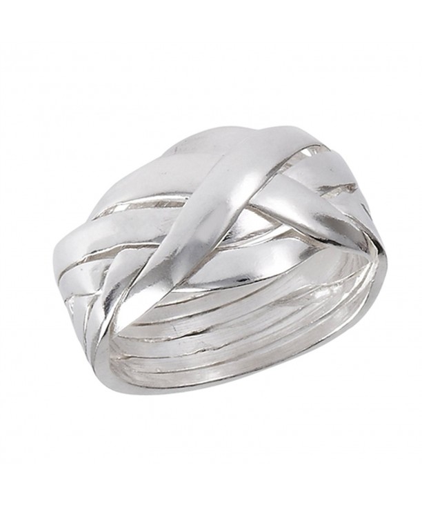 Piece Puzzle Weave Sterling Silver