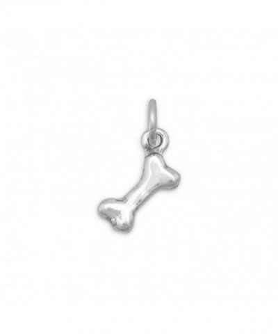 925 Sterling Silver Bone Charm