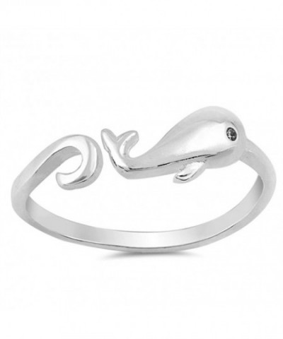 Whale Fashion Sterling Silver RNG16595 6