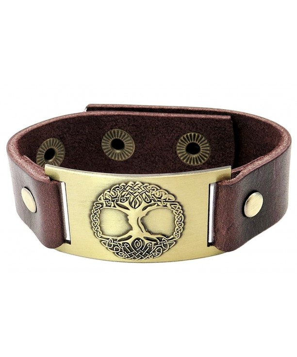 Tree Life Bracelet Leather Adjustable