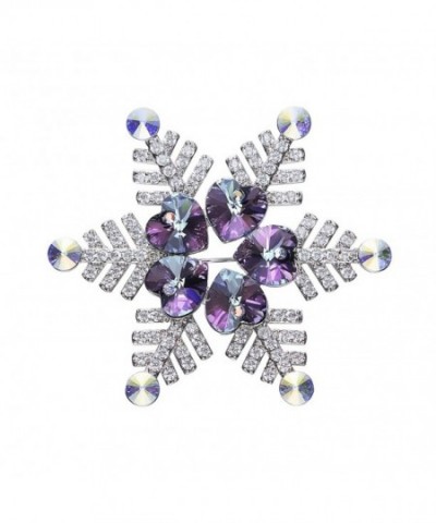 Christmas Brooches Swarovski Element Crystals