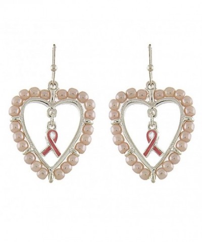 ACCESSORIESFOREVER Ribbon Jewelry Awareness Earrings