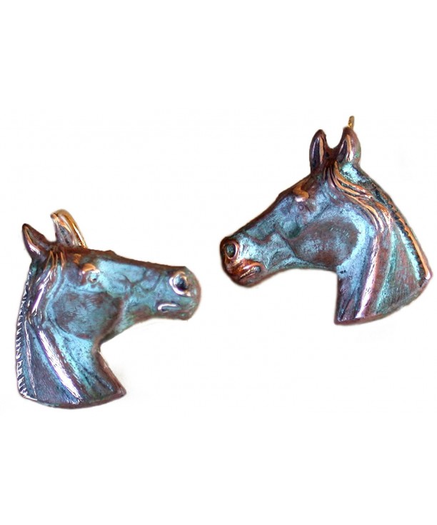 Verdigris Patina Contemporary Classic Earrings