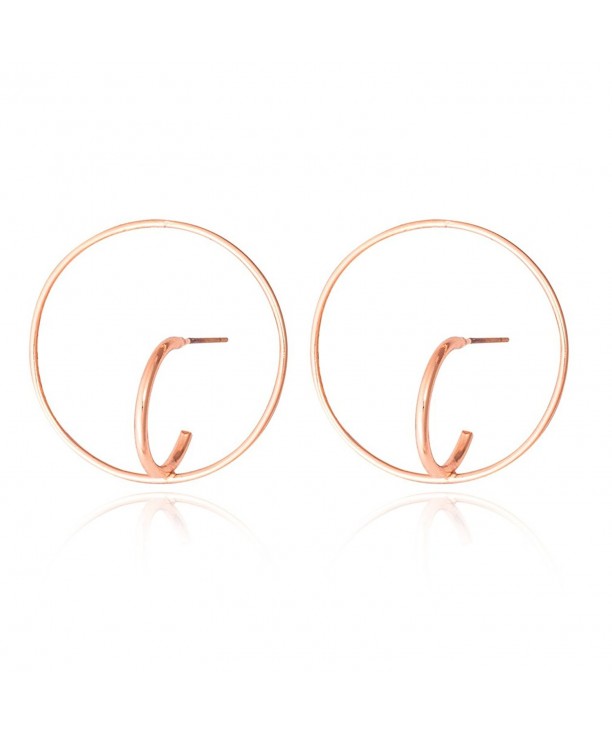 Jane Stone Geometric Earrings E0634 Rose