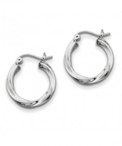 Sterling Silver Twisted Earrings Approximate