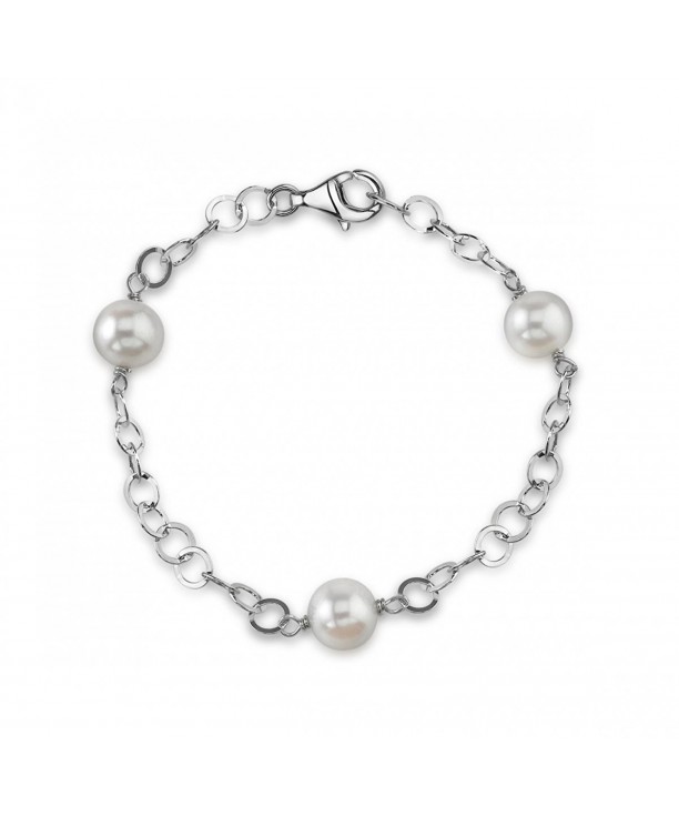 Freshwater Cultured Pearl Circle Bracelet